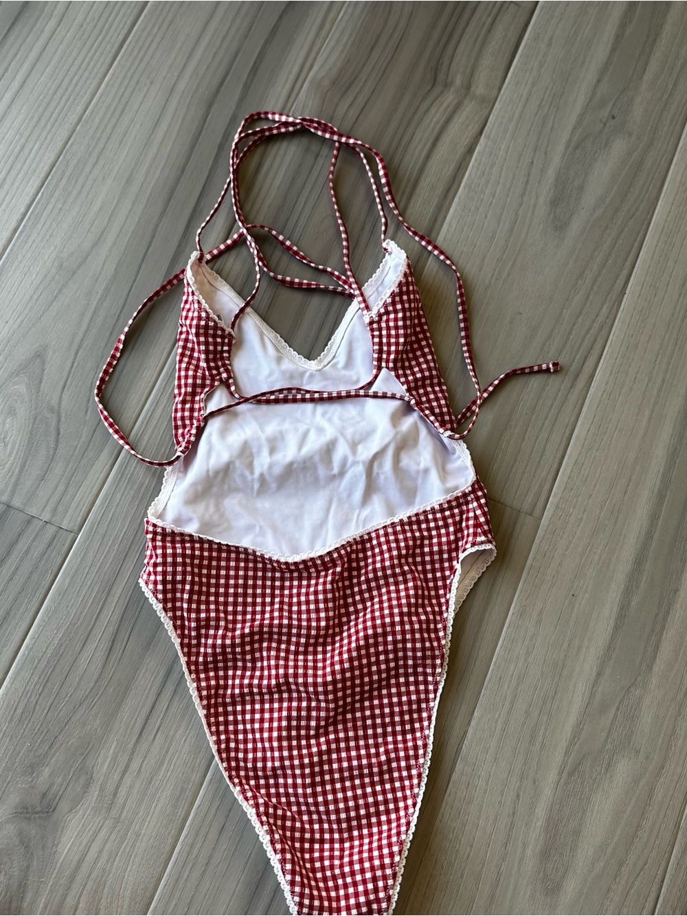 Lovers and Friends Ruby One Piece Red Gingham - Picture 5 of 6